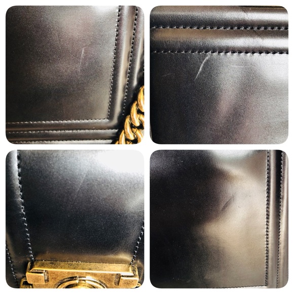 Chanel Glazed Calfskin Boy Tote - Picture 14 of 16